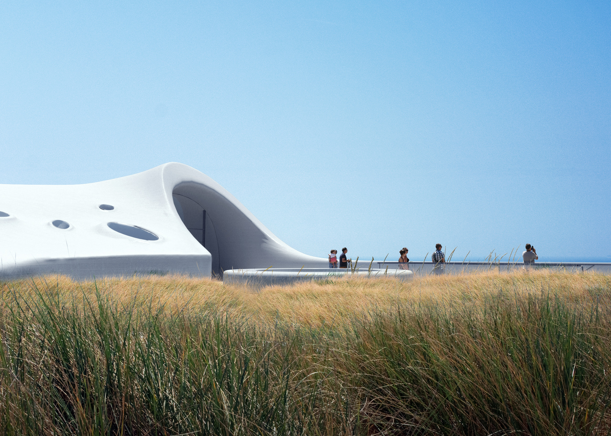 Haikou Bay — architectural visualization